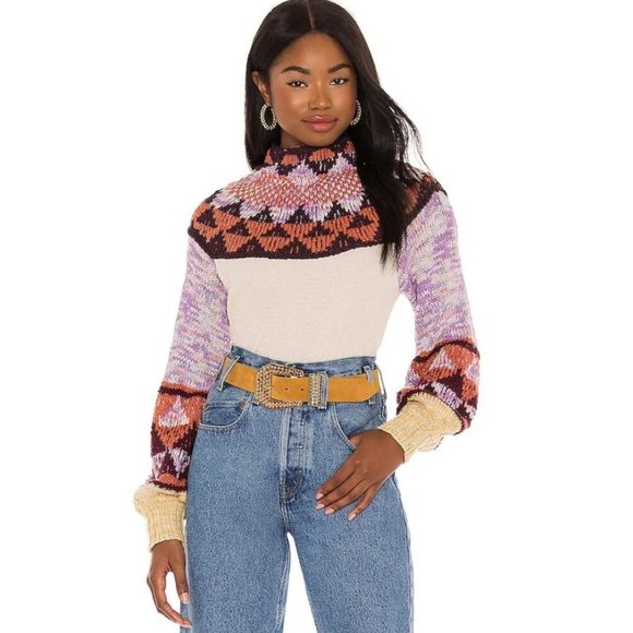 Free People Femme Swit The Small Stuff Sweater Top - Picture 3 of 8